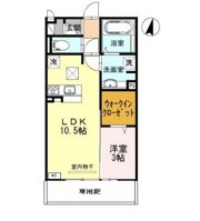 ベルメゾン荒川の間取り画像