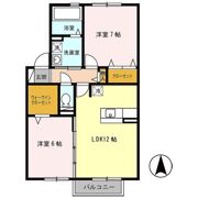 カメリア A棟の間取り画像