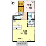 アイネヴェルト山手の間取り画像