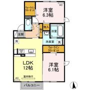 リリックガーデン B棟の間取り画像