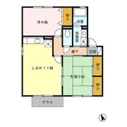 メゾンパークスⅡの間取り画像