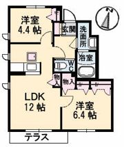 アットホームタウン原 A棟の間取り画像