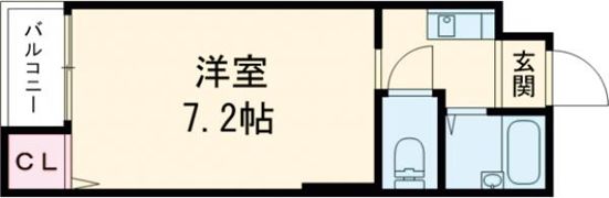 ミドゥスジ堺Ⅰの間取り画像