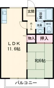 ハイツコンフォートIの間取り画像