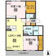 アンジュの間取り画像