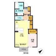 セジュールKPECの間取り画像