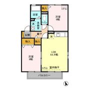 アルカイックシャトー 南館の間取り画像