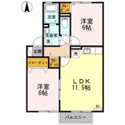 セジュール安芸の間取り画像