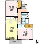 ローズコート清水 A棟の間取り画像