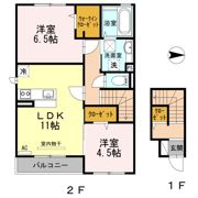 クオーレ A棟の間取り画像