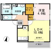 ヴェルジェ矢上の間取り画像