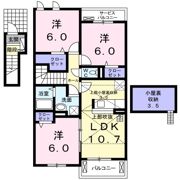 グランディールFの間取り画像