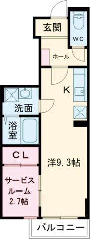 トレーフル Ⅲの間取り画像