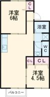 サンハイツ1号館の間取り画像