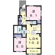 ボナールⅡの間取り画像