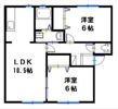 リヴェール大村の間取り画像