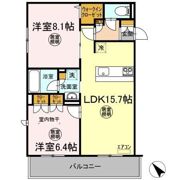 インフィニット カンワの間取り画像