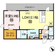 インフィニット カンワの間取り画像
