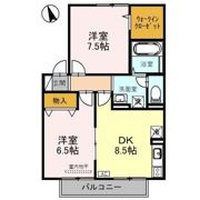 グラン ルミエール Bの間取り画像