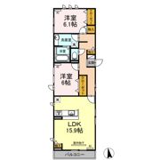 グランシャリオLの間取り画像