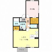セジュール HODA Ⅱの間取り画像