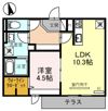 コンフォート瓜破Ⅱの間取り画像
