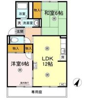 プレジール中島 A棟の間取り画像
