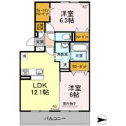 メゾン勝賀 B棟の間取り画像
