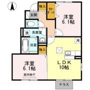 ヴィスキオ T 大江の間取り画像
