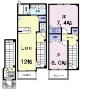 マリオン壱番館の間取り画像