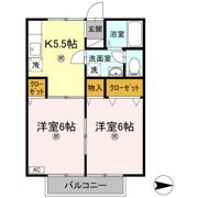 アンシャンテ川之江 A棟の間取り画像