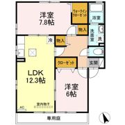 フォンティーヌ Y棟の間取り画像