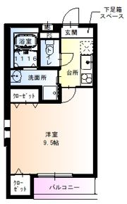 フジパレス長栄寺Ⅲ番館の間取り画像