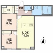 Kanon岩崎の間取り画像