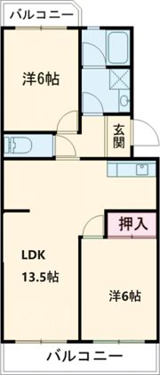 サマーブリーズⅡの間取り画像