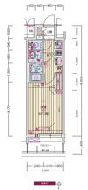 プレサンス ジェネ 新栄町駅前 葵の間取り画像