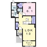 メゾンアルモニーAの間取り画像