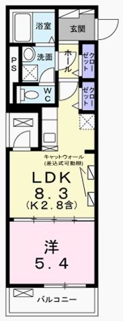 アンジュの間取り画像