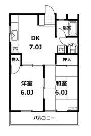 金上ハイツの間取り画像