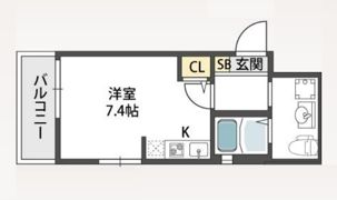 ワコーレヴィータ神戸中山手の間取り画像