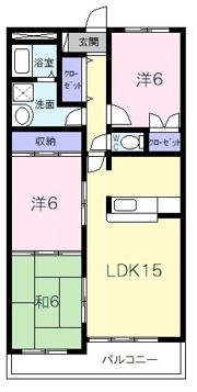 ヴィラNOAの間取り画像