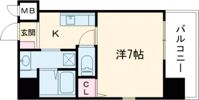 グランメール灘の間取り画像
