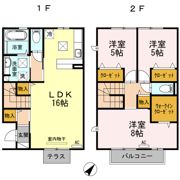 はぴねす一の坂川の間取り画像