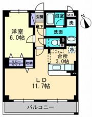 ヴィラブライトンの間取り画像