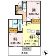 ヴァレンティーナ Fの間取り画像