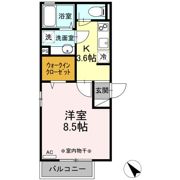 リッチフェルト Ⅱの間取り画像