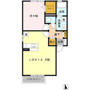 ブルー トレソールの間取り画像