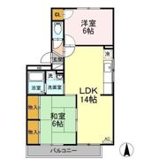 メゾン清水Ⅱの間取り画像