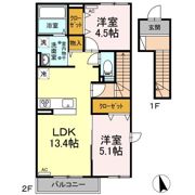 Maison Soleil長浜の間取り画像