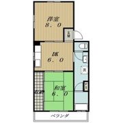 白菊ハイツの間取り画像